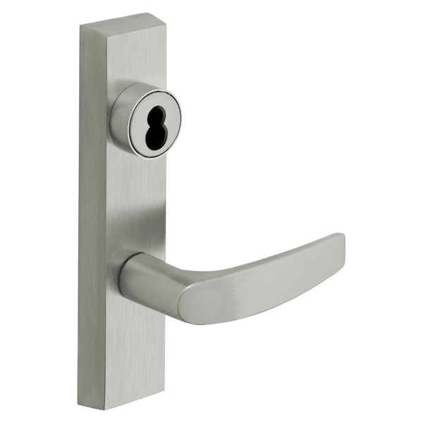 Sargent Grade 1 Exit Device Trim, Classroom Function, Key Outside Unlocks/Locks Trim, For Rim 8800 and NB8 60-713-8 ETB RHRB 26D - main